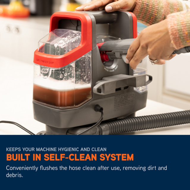 VAX CDSW-MCXS SpotWash Mini Grey Red Compact Cleaner