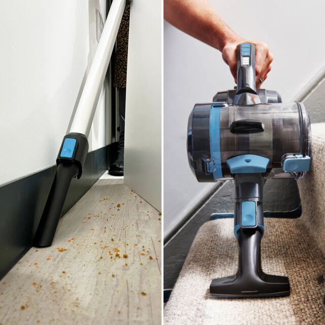 VAX CLSV-B4CA Blade 4 Classic Plus Cordless Vacuum Cleaner - Graphite/Blue