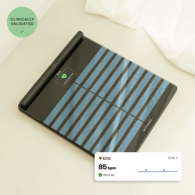 WITHINGS WBS08 Body Scan Smart Scale - Black