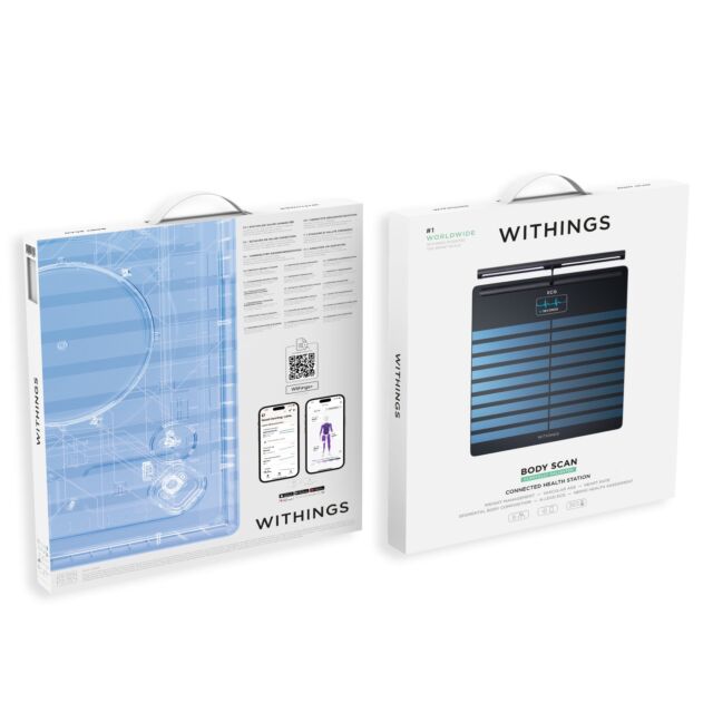 WITHINGS WBS08 Body Scan Smart Scale - Black