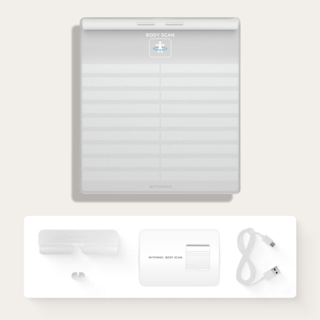 WITHINGS WBS08W Body Scan Smart Scale - White