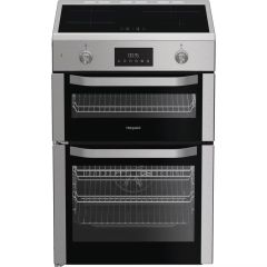 Hotpoint HDE6IDC2X Induction Double Cooker 60Cm