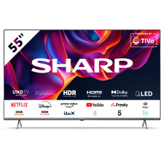 04T-C55GM6141KB 55" 4K UHD Quantum Dot Frameless Smart TiVo TV